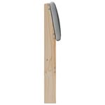 Casa si Gradina - Mobilier - Paturi si accesorii - Accesorii paturi - Tablie de pat tapitata Gri deschis 120 cm Lemn de pin masiv - Infinity.ro