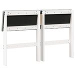 Casa si Gradina - Mobilier - Paturi si accesorii - Accesorii paturi - Tablie de pat tapitata Gri deschis 120 cm Lemn de pin masiv - Infinity.ro