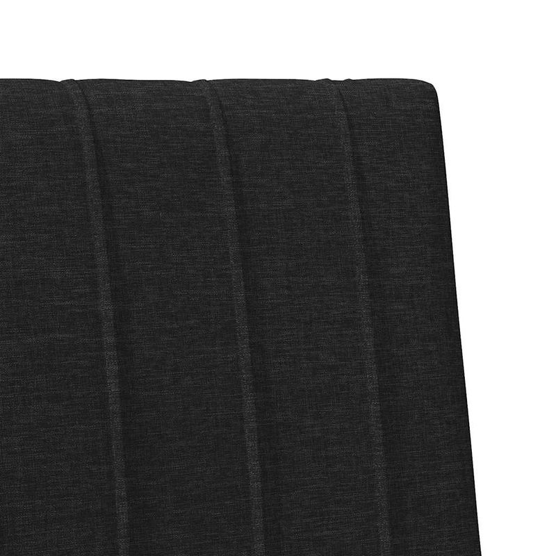 Casa si Gradina - Mobilier - Paturi si accesorii - Accesorii paturi - Tablie de pat tapitata Negru 100 cm Lemn de pin masiv - Infinity.ro