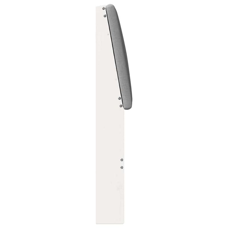 Casa si Gradina - Mobilier - Paturi si accesorii - Accesorii paturi - Tablie de pat tapitata Gri deschis 80 cm Lemn de pin masiv - Infinity.ro