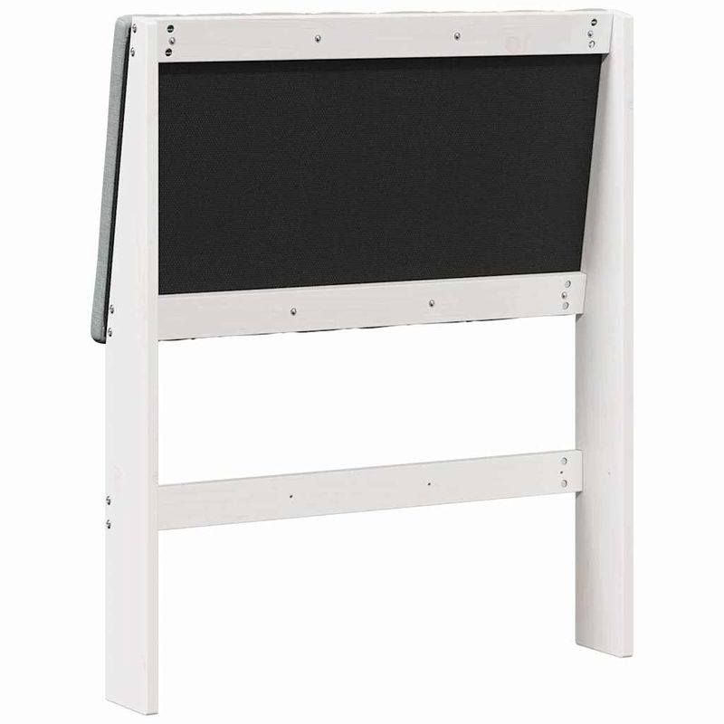 Casa si Gradina - Mobilier - Paturi si accesorii - Accesorii paturi - Tablie de pat tapitata Gri deschis 80 cm Lemn de pin masiv - Infinity.ro