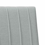 Casa si Gradina - Mobilier - Paturi si accesorii - Accesorii paturi - Tablie de pat tapitata Gri deschis 80 cm Lemn de pin masiv - Infinity.ro