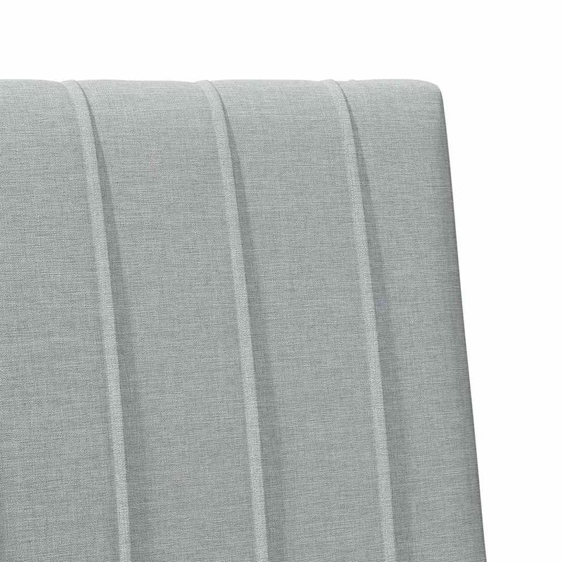 Casa si Gradina - Mobilier - Paturi si accesorii - Accesorii paturi - Tablie de pat tapitata Gri deschis 80 cm Lemn de pin masiv - Infinity.ro