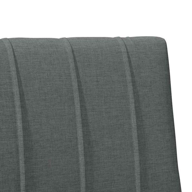 Casa si Gradina - Mobilier - Paturi si accesorii - Accesorii paturi - Tablie de pat tapitata Gri inchis 100 cm Lemn de pin masiv - Infinity.ro