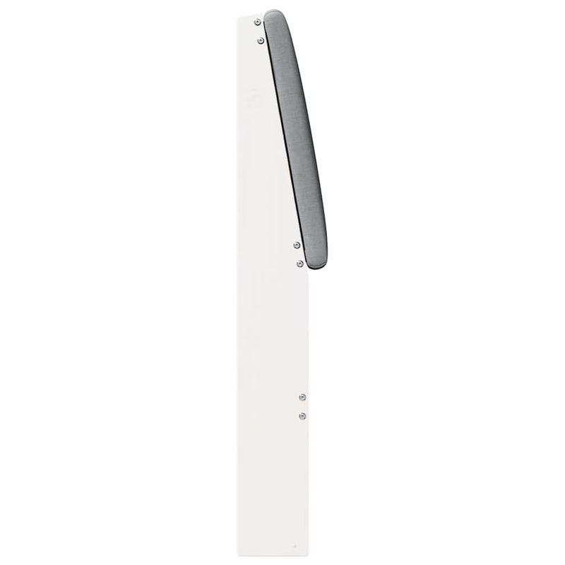 Casa si Gradina - Mobilier - Paturi si accesorii - Accesorii paturi - Tablie de pat tapitata Gri deschis 80 cm Lemn de pin masiv - Infinity.ro