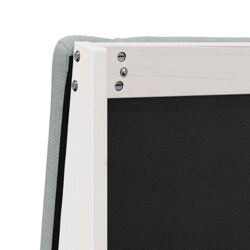 Casa si Gradina - Mobilier - Paturi si accesorii - Accesorii paturi - Tablie de pat tapitata Gri deschis 80 cm Lemn de pin masiv - Infinity.ro