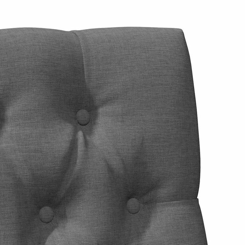 Casa si Gradina - Mobilier - Paturi si accesorii - Accesorii paturi - Tablie de pat tapitata Gri inchis 80 cm Lemn de pin masiv - Infinity.ro