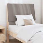 Casa si Gradina - Mobilier - Paturi si accesorii - Accesorii paturi - Tablie de pat tapitata Gri taupe 75 cm Lemn de pin masiv - Infinity.ro