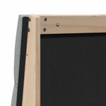 Casa si Gradina - Mobilier - Paturi si accesorii - Accesorii paturi - Tablie de pat tapitata Gri deschis 140 cm Lemn de pin masiv - Infinity.ro
