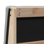 Casa si Gradina - Mobilier - Paturi si accesorii - Accesorii paturi - Tablie de pat tapitata Gri deschis 100 cm Lemn de pin masiv - Infinity.ro
