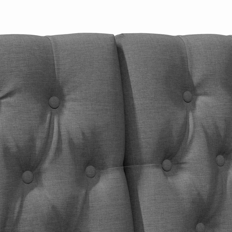 Casa si Gradina - Mobilier - Paturi si accesorii - Accesorii paturi - Tablie de pat tapitata Gri inchis 180 cm Lemn de pin masiv - Infinity.ro