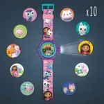 Fashion, accesorii si bijuterii - Copii - Accesorii copii - Bijuterii si ceasuri copii - Ceas digital cu proiector, Gabby’s Dollhouse - Infinity.ro