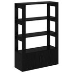 Casa si Gradina - Mobilier - Comode si corpuri - Comode - Bufet Stejar negru 30 x 80 x 119.5 cm Lemn compozit - Infinity.ro