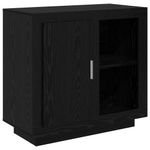 Casa si Gradina - Mobilier - Comode si corpuri - Comode - Bufet Stejar negru 40 x 80 x 75 cm Lemn compozit - Infinity.ro