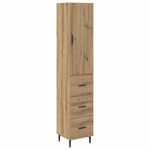 Casa si Gradina - Mobilier - Comode si corpuri - Corpuri bucatarie - Bufet Stejar Artizanal 34,5 x 34 x 180 cm Lemn compozit - Infinity.ro