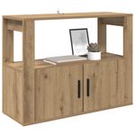 Casa si Gradina - Mobilier - Comode si corpuri - Comode - Bufet stejar artizanal 80 x 30 x 60 cm Lemn compozit - Infinity.ro
