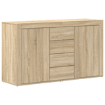Casa si Gradina - Mobilier - Comode si corpuri - Comode - Bufet Stejar Sonoma Lemn prelucrat 120 x 36 x 69 cm Depozitare - Infinity.ro