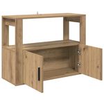 Casa si Gradina - Mobilier - Comode si corpuri - Comode - Bufet stejar artizanal 80 x 30 x 60 cm Lemn compozit - Infinity.ro