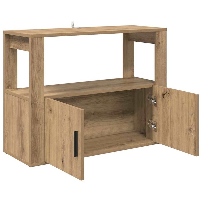 Casa si Gradina - Mobilier - Comode si corpuri - Comode - Bufet stejar artizanal 80 x 30 x 60 cm Lemn compozit - Infinity.ro