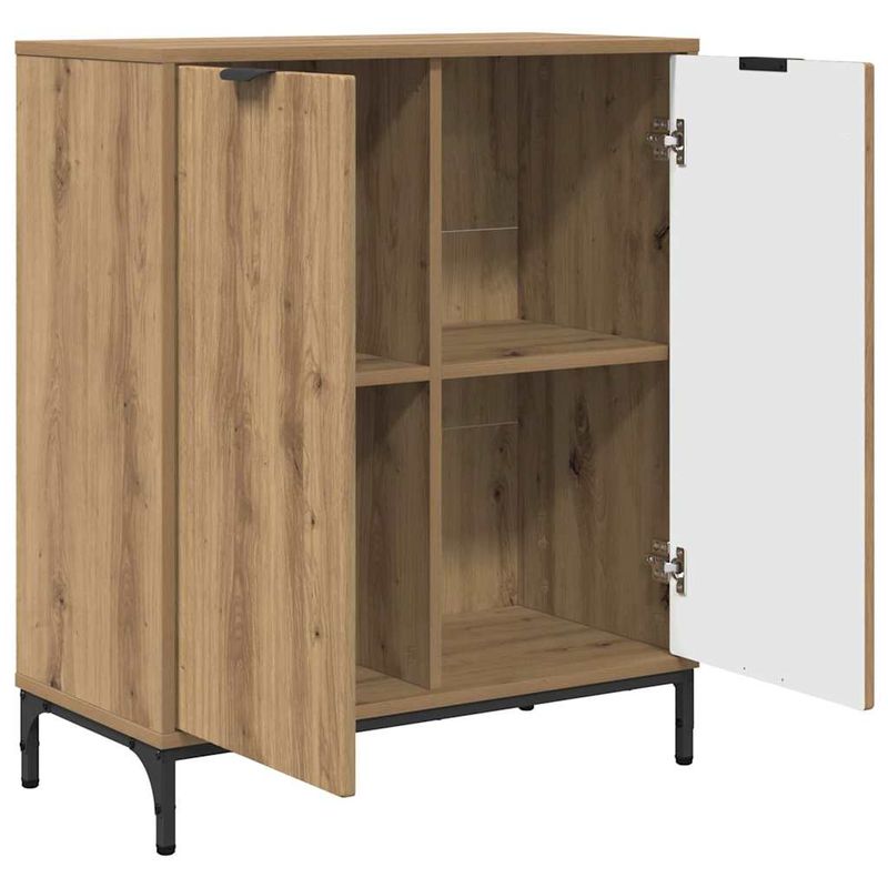Casa si Gradina - Mobilier - Comode si corpuri - Comode - Bufet stejar artizanal 69.5 x 33 x 82 cm Lemn compozit - Infinity.ro