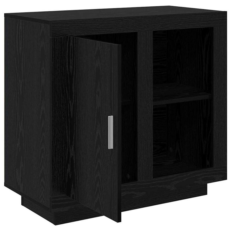 Casa si Gradina - Mobilier - Comode si corpuri - Comode - Bufet Stejar negru 40 x 80 x 75 cm Lemn compozit - Infinity.ro