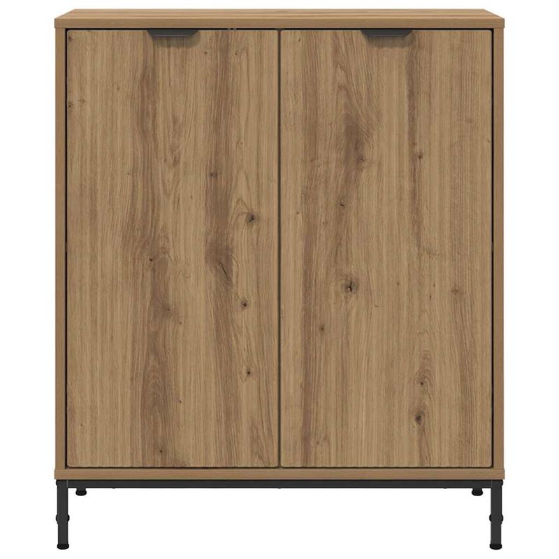 Casa si Gradina - Mobilier - Comode si corpuri - Comode - Bufet stejar artizanal 69.5 x 33 x 82 cm Lemn compozit - Infinity.ro