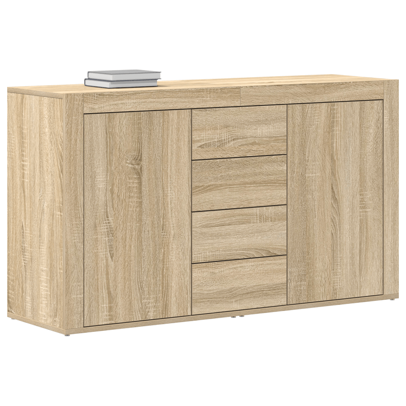 Casa si Gradina - Mobilier - Comode si corpuri - Comode - Bufet Stejar Sonoma Lemn prelucrat 120 x 36 x 69 cm Depozitare - Infinity.ro