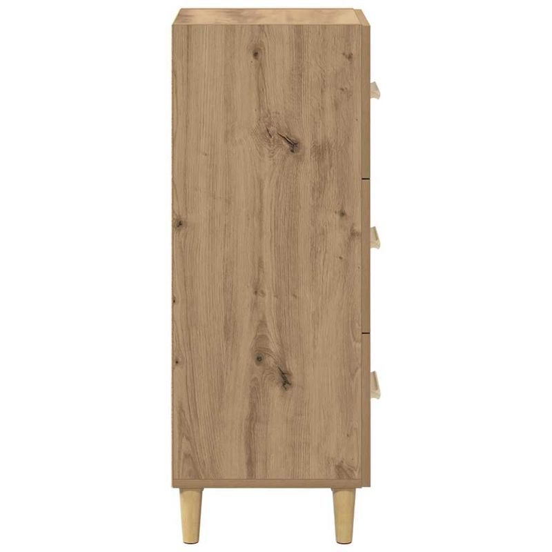 Casa si Gradina - Mobilier - Comode si corpuri - Comode - Bufet stejar artizanal 34.5 x 34 x 90 cm Lemn compozit - Infinity.ro
