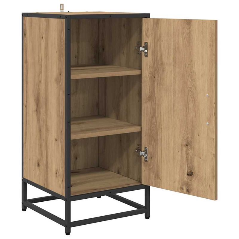 Casa si Gradina - Mobilier - Comode si corpuri - Comode - Bufet stejar artizanal 35 x 35.5 x 76 cm Lemn compozit - Infinity.ro