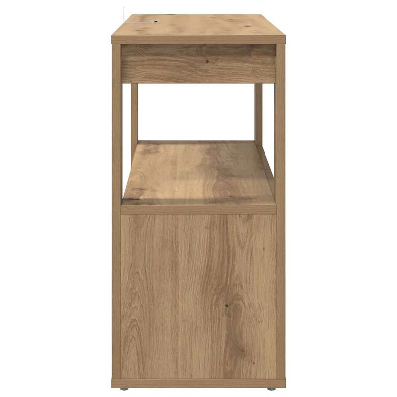 Casa si Gradina - Mobilier - Comode si corpuri - Comode - Bufet stejar artizanal 80 x 30 x 60 cm Lemn compozit - Infinity.ro