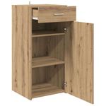 Casa si Gradina - Mobilier - Comode si corpuri - Comode - Bufet stejar artizanal 42.5 x 40 x 93 cm Lemn compozit - Infinity.ro