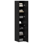 Casa si Gradina - Mobilier - Comode si corpuri - Comode - Bufet Stejar negru 30x42.5x185 cm Lemn aglomerat - Infinity.ro