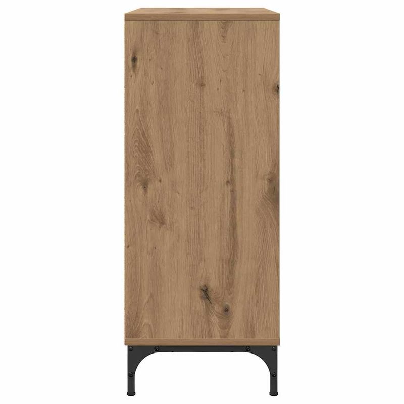 Casa si Gradina - Mobilier - Comode si corpuri - Comode - Bufet stejar artizanal 79.5 x 33 x 82 cm Lemn compozit - Infinity.ro