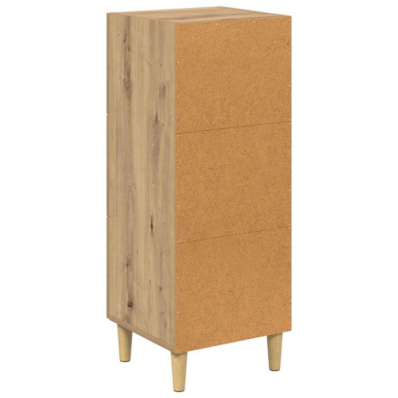 Casa si Gradina - Mobilier - Comode si corpuri - Comode - Bufet stejar artizanal 34.5 x 34 x 90 cm Lemn compozit - Infinity.ro