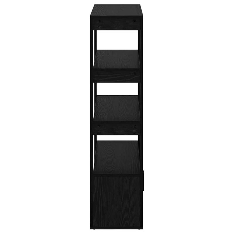 Casa si Gradina - Mobilier - Comode si corpuri - Comode - Bufet Stejar negru 30 x 80 x 119.5 cm Lemn compozit - Infinity.ro