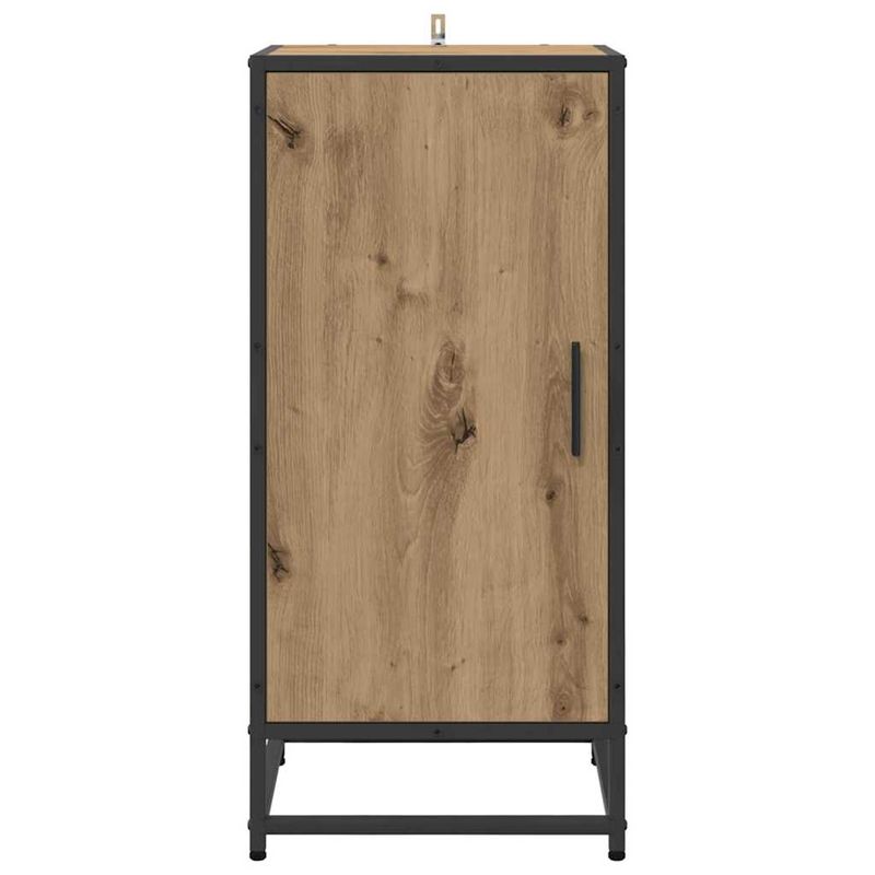 Casa si Gradina - Mobilier - Comode si corpuri - Comode - Bufet stejar artizanal 35 x 35.5 x 76 cm Lemn compozit - Infinity.ro