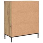 Casa si Gradina - Mobilier - Comode si corpuri - Comode - Bufet stejar artizanal 69.5 x 33 x 82 cm Lemn compozit - Infinity.ro