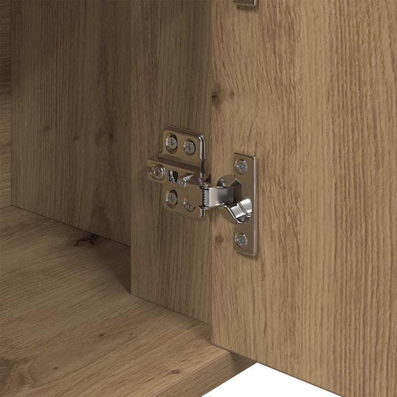 Casa si Gradina - Mobilier - Comode si corpuri - Comode - Bufet stejar artizanal 80 x 30 x 60 cm Lemn compozit - Infinity.ro