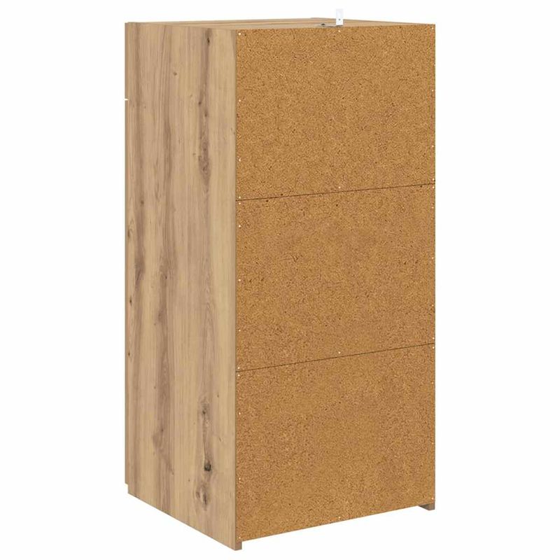 Casa si Gradina - Mobilier - Comode si corpuri - Comode - Bufet stejar artizanal 42.5 x 40 x 93 cm Lemn compozit - Infinity.ro