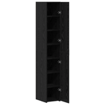 Casa si Gradina - Mobilier - Comode si corpuri - Comode - Bufet Stejar negru 30x42.5x185 cm Lemn aglomerat - Infinity.ro