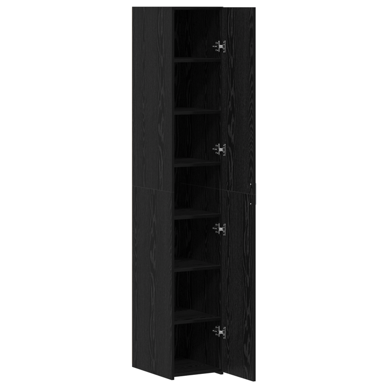 Casa si Gradina - Mobilier - Comode si corpuri - Comode - Bufet Stejar negru 30x42.5x185 cm Lemn aglomerat - Infinity.ro