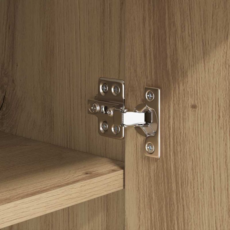 Casa si Gradina - Mobilier - Comode si corpuri - Comode - Bufet stejar artizanal 42.5 x 40 x 93 cm Lemn compozit - Infinity.ro