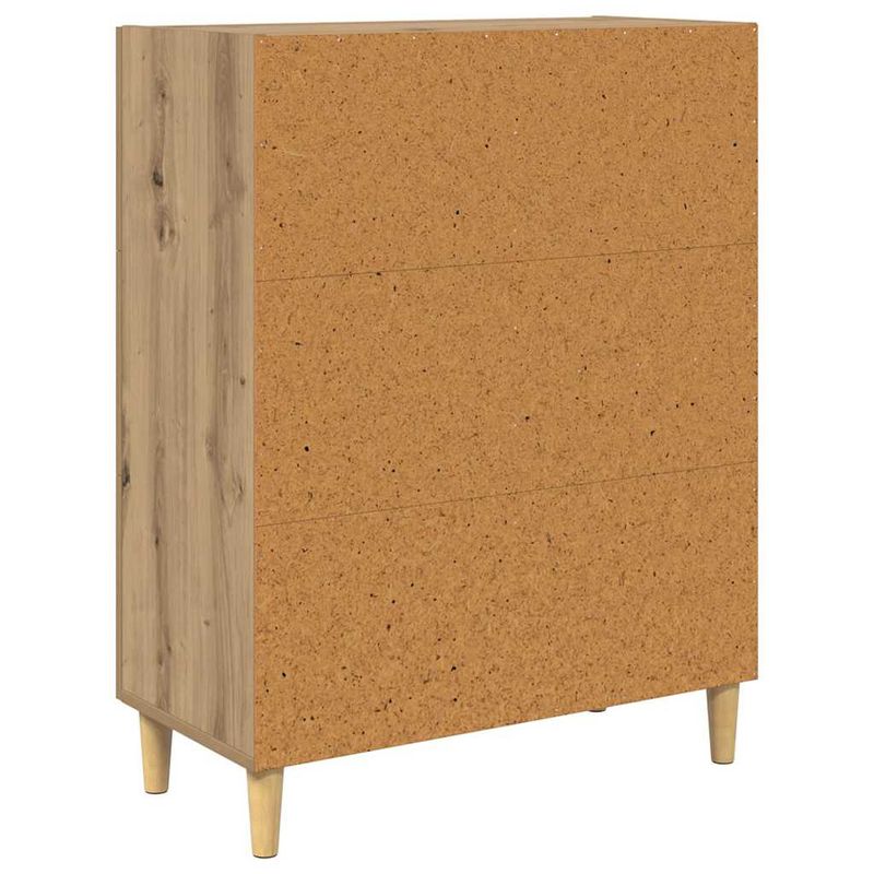 Casa si Gradina - Mobilier - Comode si corpuri - Comode - Bufet stejar artizanal 34 x 69.5 x 90 cm Lemn compozit - Infinity.ro