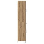 Casa si Gradina - Mobilier - Comode si corpuri - Comode - Bufet Stejar Artizanal 69,5 x 34 x 180 cm Lemn compozit - Infinity.ro