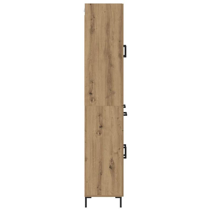 Casa si Gradina - Mobilier - Comode si corpuri - Comode - Bufet Stejar Artizanal 69,5 x 34 x 180 cm Lemn compozit - Infinity.ro