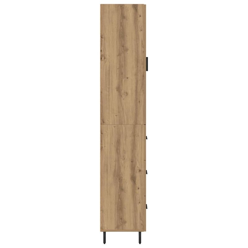 Casa si Gradina - Mobilier - Comode si corpuri - Corpuri bucatarie - Bufet Stejar Artizanal 34,5 x 34 x 180 cm Lemn compozit - Infinity.ro