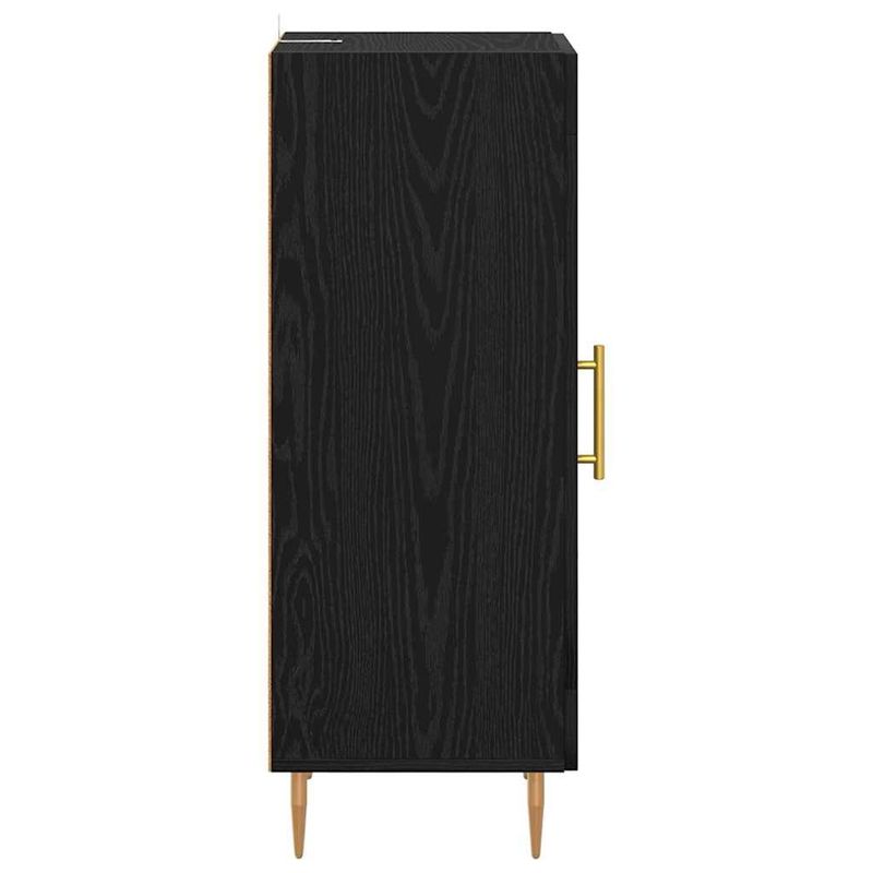 Casa si Gradina - Mobilier - Comode si corpuri - Comode - Bufet Stejar negru 34 x 34.5 x 90 cm Lemn compozit - Infinity.ro