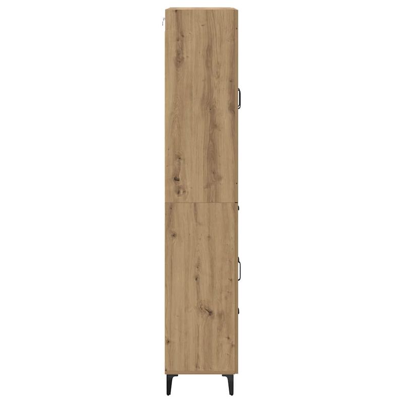 Casa si Gradina - Mobilier - Comode si corpuri - Corpuri bucatarie - Bufet Stejar Artizanal 69,5 x 34 x 180 cm Lemn compozit - Infinity.ro