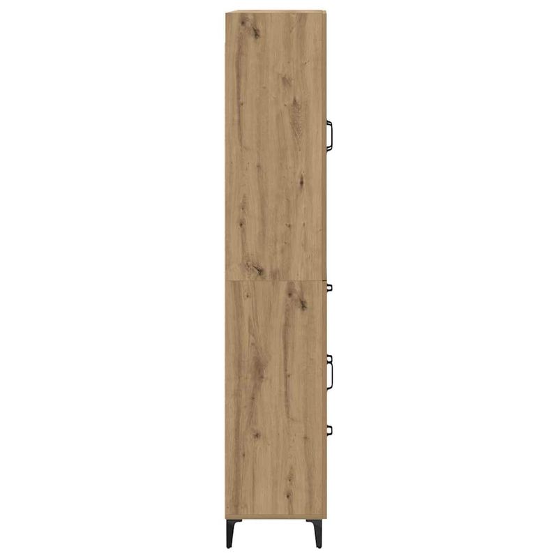 Casa si Gradina - Mobilier - Comode si corpuri - Corpuri bucatarie - Bufet Stejar Artizanal 69,5 x 34 x 180 cm Lemn compozit - Infinity.ro