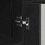 Casa si Gradina - Mobilier - Comode si corpuri - Comode - Bufet Stejar negru 34 x 34.5 x 90 cm Lemn compozit - Infinity.ro